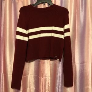 Hollister Striped Crop Top